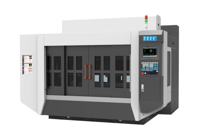 雙頭雙通道高速精雕機SDSK650S-2X2Y2Z-ISO25